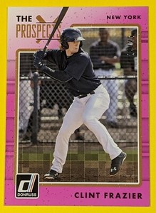 2017 Donruss The Prospects Pink Border #TP6 Clint Frazier 24 /25