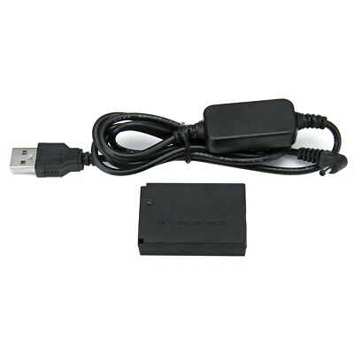 LP-E12 Power Charger Cable ACK-E12+DR-E12 Dummy Battery For Canon EOS M2 M50 - Image 1 of 4