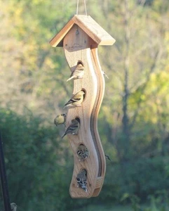 Alimentador de pájaros jilguero de ola grande Kettle Moraine para semilla de cardo Nyjer #8105N - Imagen 1 de 4