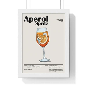 Aperol Spritz Print, Aperol Spritz Poster, Aperol Spritz Gift, Aperol Print