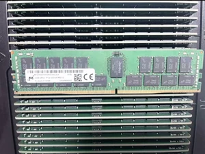 Micron 32GB 2Rx4 PC4-3200 RDIMM DDR4-25600 ECC REG Registered Server RAM Memory - Picture 1 of 4