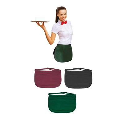 GREMBIULE CORTO UOMO DONNA  RISTORAZIONE CAMERIERE  BAR PUB - Immagine 1 di 4