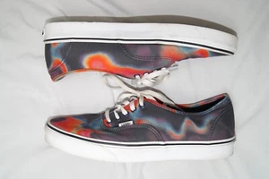 vans shoes men's 11 black w/ trippy rainbow colors - Picture 1 of 15