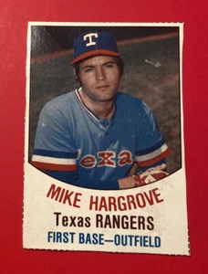 1977 Hostess Baseball Card Mike Hargrove #18 Texas Rangers MLB Vtg 1970’s 70’s - Picture 1 of 2