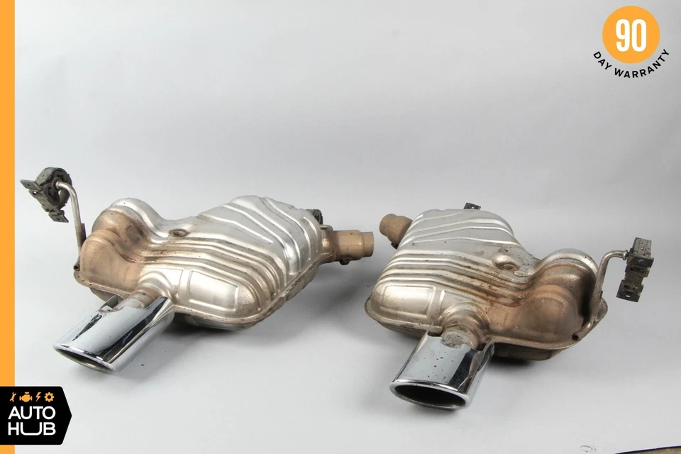 07-10 Mercedes W251 R350 Exhaust Muffler Mufflers Right & Left OEM - Image 1 of 4