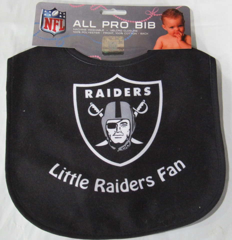 NFL Las Vegas Raiders Bebé Infantil TODO PROFESIONAL BAB Todo Negro Foto 1 de 1