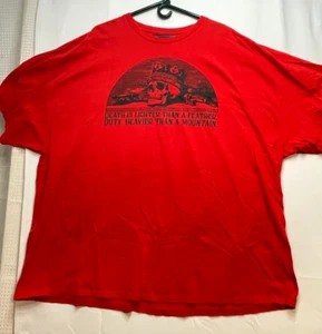 Death lighter than feather Duty heavier mountain shirt mens 5XL short sleeve red - Picture 1 of 9