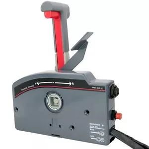 Outboard Remote Control Throttle Box Left Side for Yamaha Boat 10 Pin Cable PUSH - Picture 1 of 6