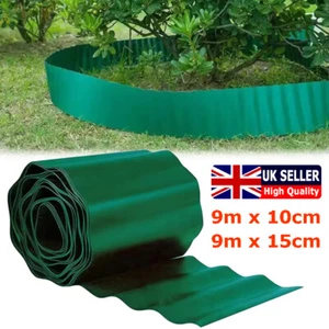 9M Flexible Garden Lawn Grass Edging Border Fence Panel Plant Wall Separator UK - Picture 1 of 18