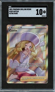 2021 Pokemon Caitlin Ultra Rare SGC 10 - Picture 1 of 1