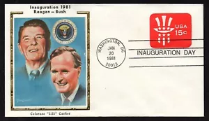 USA, SCOTT # U581, RARE COLORANO FDC COVER - INAUGURATION OF RONALD REAGAN 1981 - Picture 1 of 1