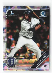 2019 Bowman Draft Sapphire Edition Riley Greene #BDC-50 Sapphire Bowman 1st - Bild 1 von 2