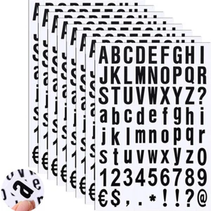 10 hojas número buzón pegatina autoadhesiva etiqueta de vinilo hágalo usted mismo puerta - Imagen 1 de 7