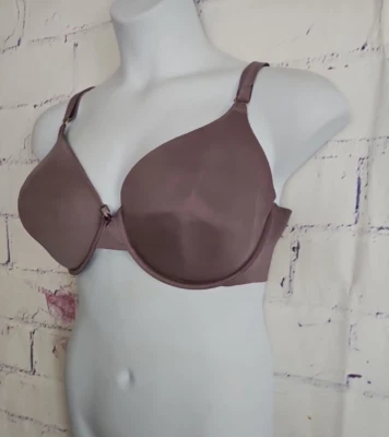 Sujetador Camiseta Vanity Fair Radiante Con Aros Talla 40 DD Moca Marrón Ligeramente Forrado Foto 1 de 4