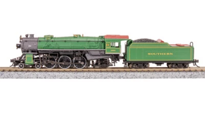 Broadway Limited 7987 N Scale Southern Heavy Pacific 4-6-2 Sylvan Green #1386 - Image 1 of 4