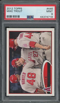 2012 Topps #446 Mike Trout PSA 9 (MBB01-4718) - Изображение 1 из 2