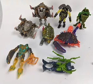 Hasbro Transformers Beast Wars Action Figure Lot Incomplete Rattrap Megatron - Picture 1 of 7