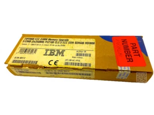 73P2868 I Open Box IBM 512MB DDR SDRAM Memory 2x256 MB PC2100 ECC DIMM 73P2872 - Picture 1 of 6