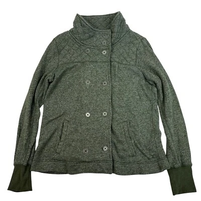 Suéter Sudadera Hurley Verde De Gran Tamaño Chaqueta Cuello Simulado Bolsillos Talla XL Foto 1 de 4