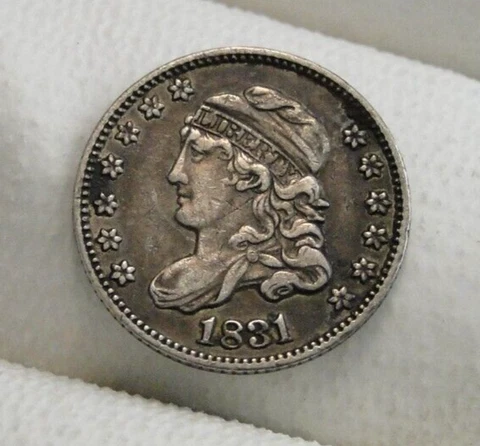 1831 Capped Bust Half Dime Cover
