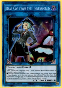 Yugioh! Beat Cop from the Underworld GEIM-EN048 (CR) 1st Ed "Link Support" - Picture 1 of 1