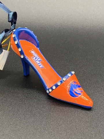 BOISE STATE NCAA HEEL SPORTS MASCOT CHRISTMAS SHOE ORNAMENT LED GLASS Cover