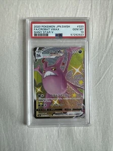 PSA 10 Japanese Pokémon Shiny Star V CROBAT VMAX #320/190 S4A Gem Mint Full Art - Picture 1 of 2
