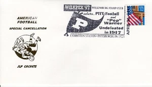 PITT FOOTBALL AND POP WARNER, PITTSBURGH, PA 1997 FDC4831 - Picture 1 of 1