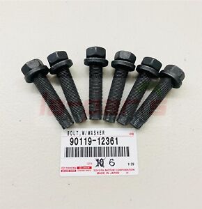 GENUINE FOR TOYOTA LEXUS 4RUNNER GX470 TOWING TRAILER HITCH BOLTS SET OF 6