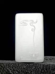 Chinesische natürliche Hetian Jade handgeschnitzt exquisite Anhänger Handwerk - Bild 1 von 7