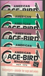 Lot of 6 AMERICAN CAGE-BIRD Magazines 1978-1981 Vintage - Imagen 1 de 7
