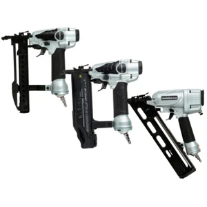 Metabo HPT T506538M 18-15 GA Pneumatic 3-Tool Finish/Trim Nailers Combo Kit New - Picture 1 of 20