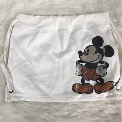 DE COLECCIÓN DISNEYLAND Disney Mickey Mouse Mochila Bolso Sudadera con Capucha Saco Cinch Foto 1 de 4