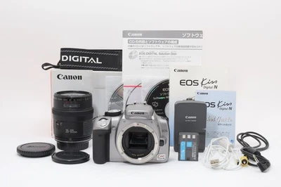 [Ex+2] CANON 350D EOS kiss Digital N / Rebel XT SLR Camera From Japan w / Lens - Image 1 of 4