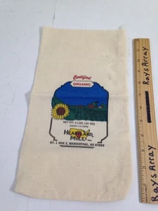 Heartland Mill flour Sack Marienthal, KS, 10lbs, Fabric 2 pound bag - Picture 1 of 2