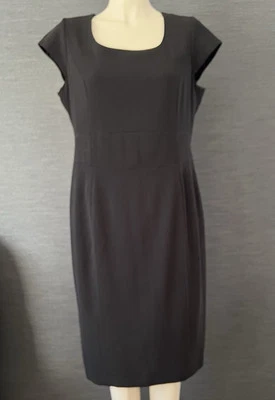 Debenhams Collection Black Dress, Sz 14, Corporate, Business Work Wear, Mid - image 1 of 4