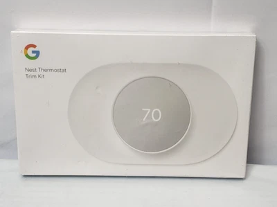 Google Nest Smart Thermostat Trim Kit - Snow *New, Sealed - Image 1 of 3