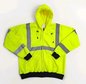 OccuNomix GR XL Typ R Klasse 3 HiVis reflektierende Fleece Sicherheit Hoodie Jacke - Bild 1 von 8