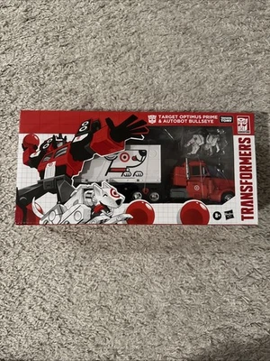 Transformers TARGET OPTIMUS PRIME & AUTOBOT BULLSEYE 40º Aniversário - Takara - Imagem 1 de 4