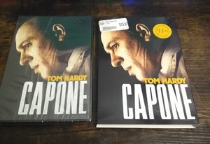 Capone (DVD, 2020) Neu Versiegelt mit Schuber Tom Hardy Lawrence Bender Kostenloser Versand - Bild 1 von 2