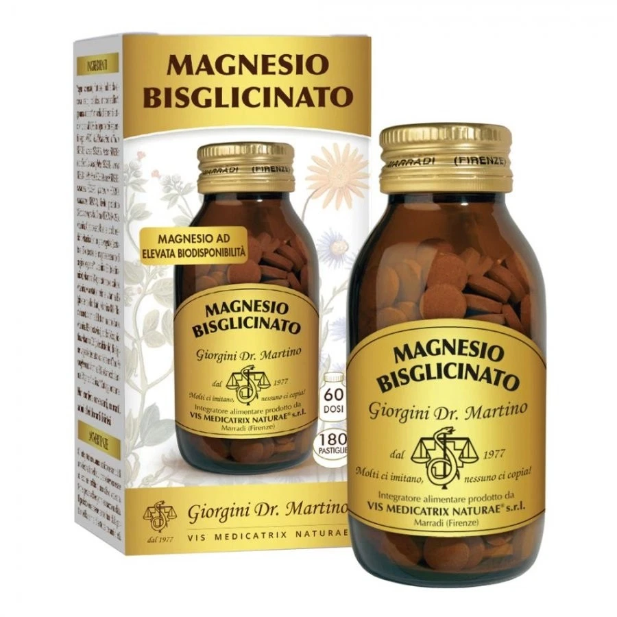 DR.GIORGINI SER-VIS SRL Magnesio Bisglicinato Dr.Giorgini 180 Pastiglie