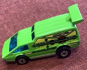 Vintage 1977 Hot Wheels Spoiler Sport Toy Car Green Blackwall Two Windows 1976 - Picture 1 of 12