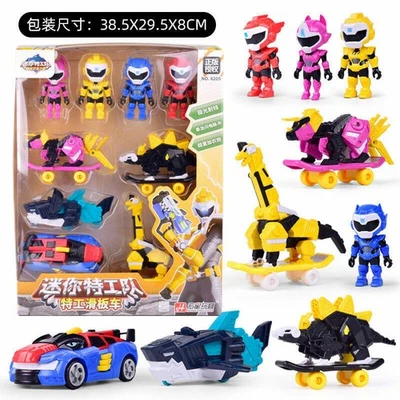 Miniforce Super Dino Power 2 Ranger Set Leo & Bolt Figures Robot Toy