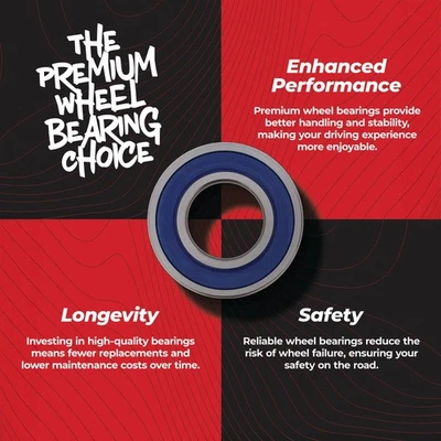 All Balls Front Wheel Bearing Seal Kit For Suzuki GSXR1300R Hayabusa 99-11 - Image 1 of 2