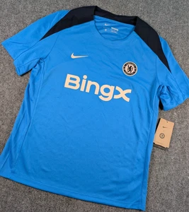 Chelsea FC Nike Training Jersey Mens Large Slim Fit Soccer Kit 2024/2025 NWT - Picture 1 of 9