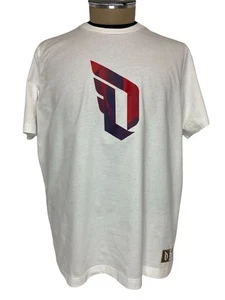 Adidas DAME DOLLAR T Shirt Damian Lillard Bianco Uomo Taglia XL - Foto 1 di 7