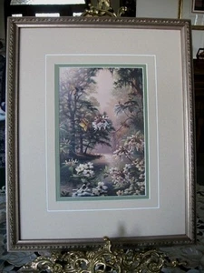 FIRST FLOWER OF SPRING by R. C. Davis MINI FRAMED - Picture 1 of 1