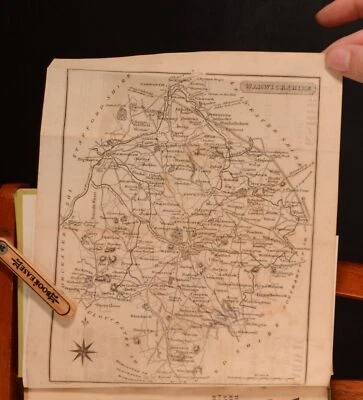 1820 Warwickshire Delineated by Francis Smith Second Edition Folding Map - Image 1 of 4