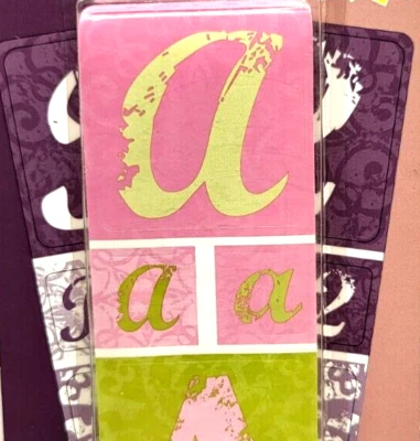 Sticko Stickers Alphabets Swatch Book / Bright ABC's & 123's  (216-Pcs) NOS HTF - Image 1 of 3