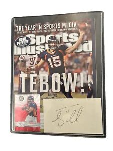 Tim Tebow Autographed Signed Card Football Sports Illustrated 2011 Lot Florida